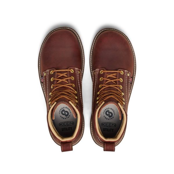 Men's Liberty 6 Waterproof 90° Heel Boot (Soft Toe) | Bombay Brown/Gum
