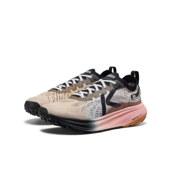 Men's Seek Trail Running Shoe  |  Black/Sunset Sand