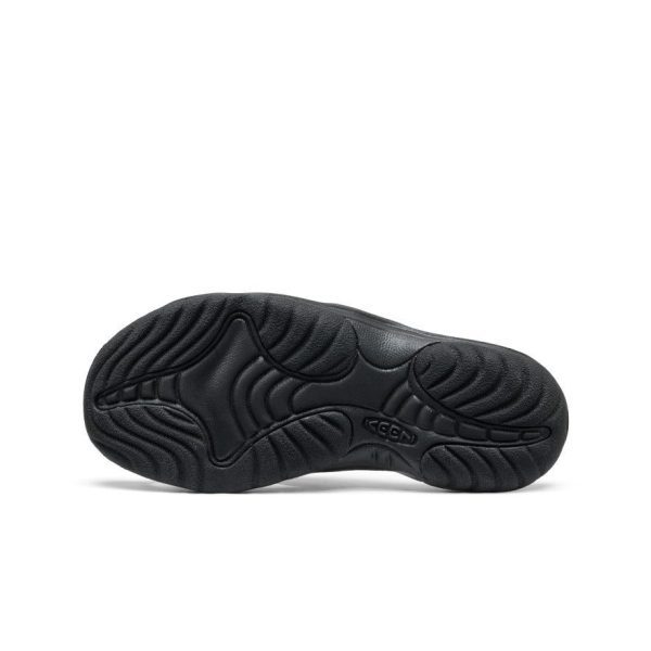 Women's Bali Leather Slide Sandal  |  Black/Black