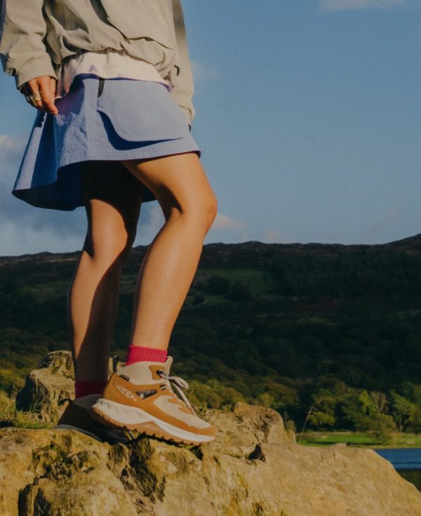 Women's Hightrail Waterproof Hiking Boot  |  Brindle/Pink Lemonade