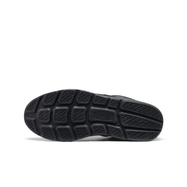 Men's KM2 Leather Jogger  |  Black/Black