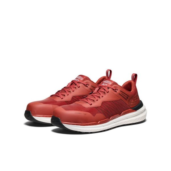 Men's Speedworks Work Sneaker (Carbon Toe)  |  Red Ochre/Black