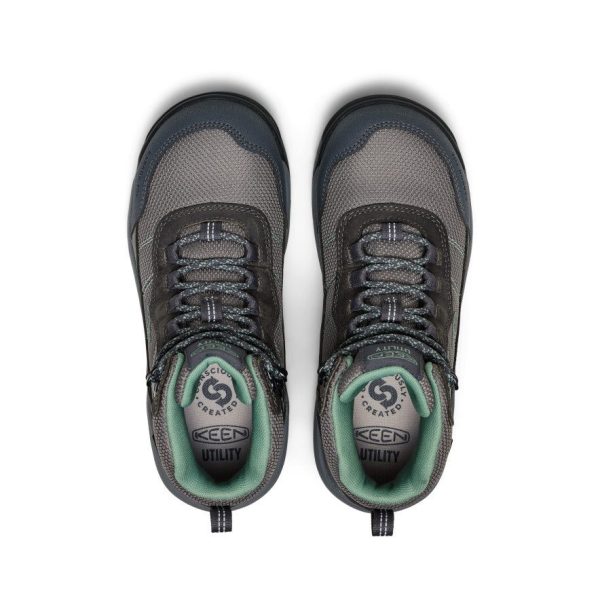 Women's Skokie Waterproof Work Boot (Carbon Toe)  |  Magnet/Black