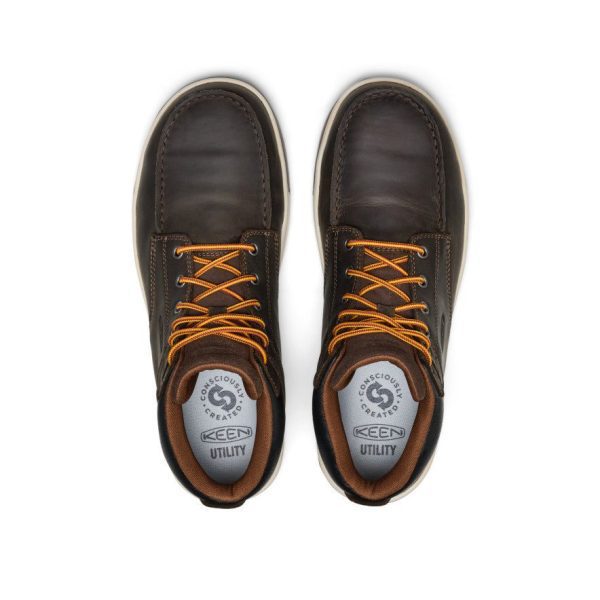 Men's Gibson Waterproof Work Boot (Carbon Toe)  |  Cascade Brown/Gum