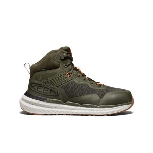 Men's Synchro Waterproof Work Boot (Carbon Toe)  |  Forest Night/Gum