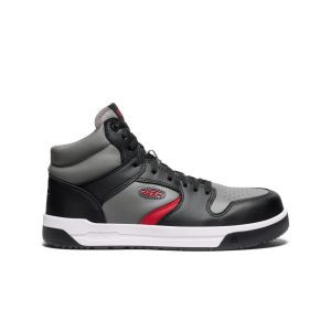 Men's Overton Mid Work Shoe (Carbon Toe) | Steel Grey/Black
