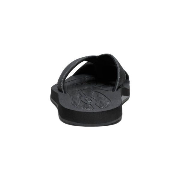 Men's Barbados Flip-Flop  |  Black/Steel Grey