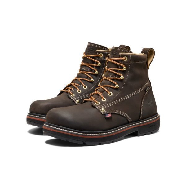 Men's Liberty 6 Waterproof 90° Heel Boot (Carbon Toe)  |  Coffee Bean/Black