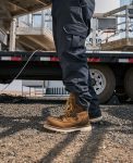 Men's Cincinnati 8 Waterproof 90° Heel Boot (Carbon Toe) | Belgian/Sandshell