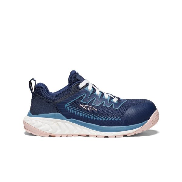 Women's Arvada Work Sneaker (Carbon Toe)  |  Naval Academy/Peach Whip