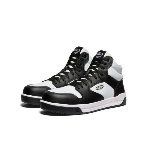 Men's Overton Mid Work Shoe (Carbon Toe) | Star White/Black