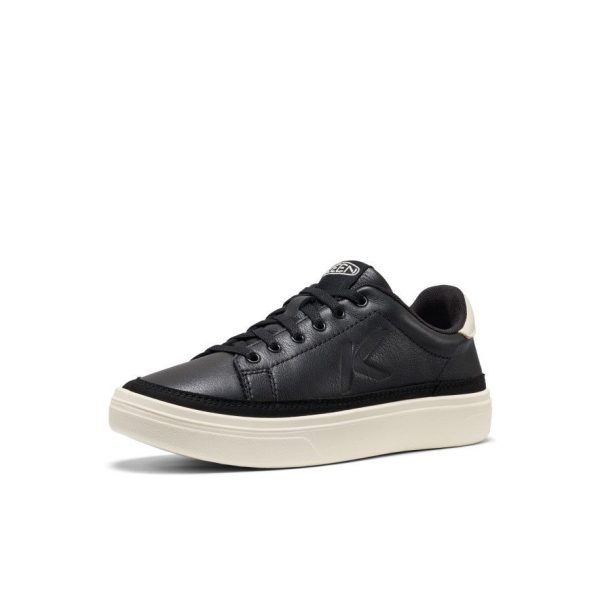 Women's KM1 Leather Sneaker  |  Black/Birch