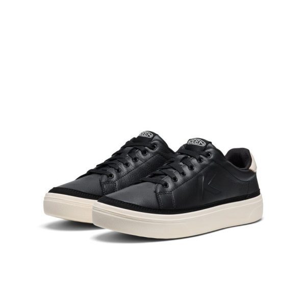Men's KM1 Leather Sneaker  |  Black/Birch