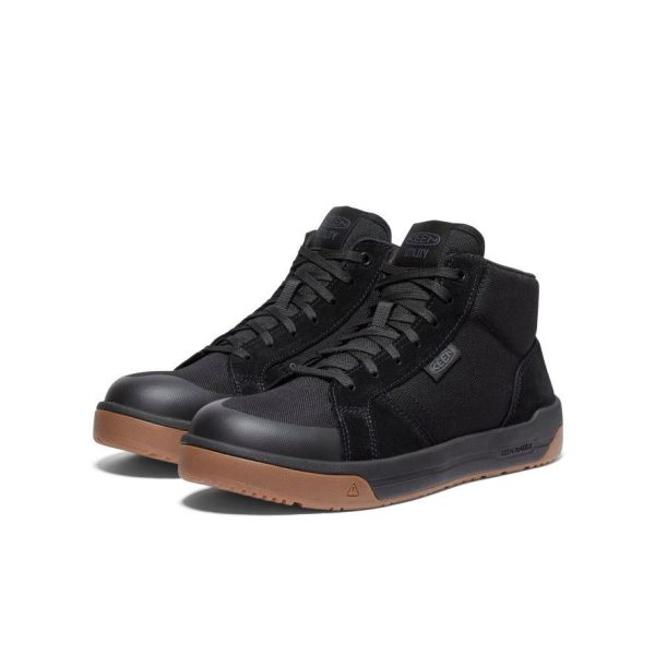 Men's Kenton Mid Work Shoe (Carbon Toe) | Black/Gum