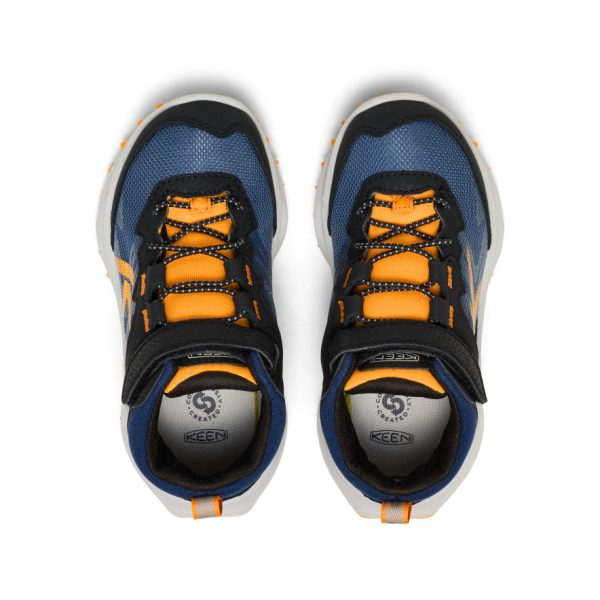 Little Kids' Zionic Waterproof Boot  |  Naval Academy/Bright Marigold