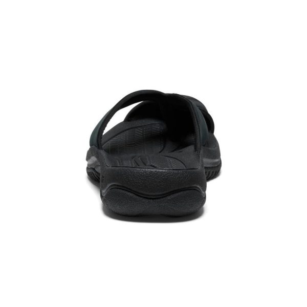 Men's Waimea Leather Flip-Flop  |  Black/Black