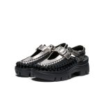 All Gender UNEEK PLT Mary Jane Sneaker | Silver/Black