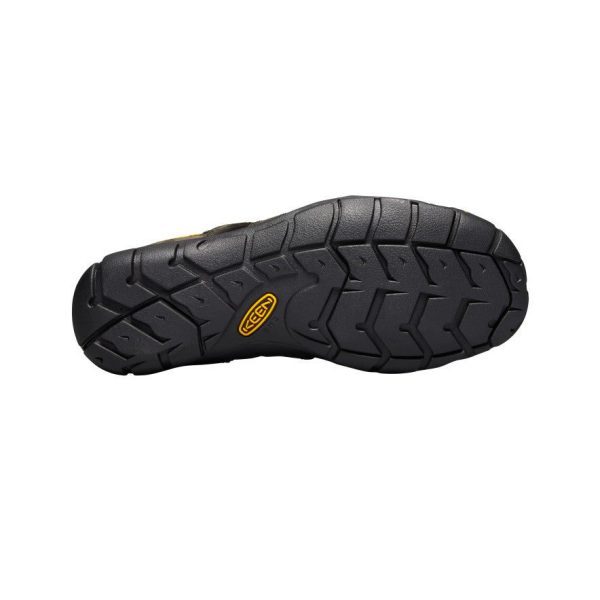 Men's Clearwater CNX Leather Sandal  |  Magnet/Black
