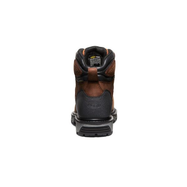 Men's Camden 6 Waterproof Boot INT MET (Carbon Toe) | Leather Brown/Black