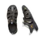 Men's Clearwater CNX Leather Sandal  |  Magnet/Black