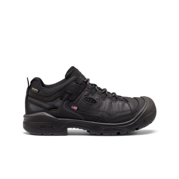 Men's Targhee IV Waterproof Work Shoe (Soft Toe) | Black/Black