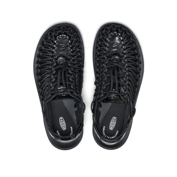 All Gender UNEEK Leather Sneaker  |  Perseid Black