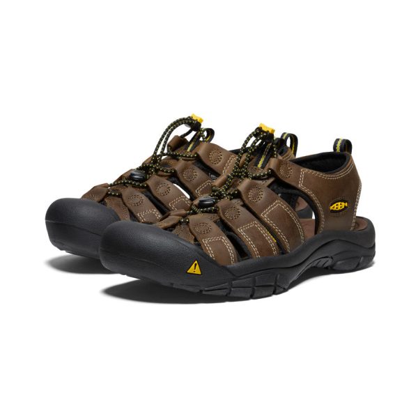 Men's Newport Leather Sandal Wide  |  Bison