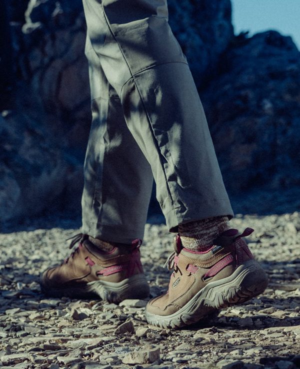 Women's Targhee IV Waterproof Hiking Shoe  |  Steel Grey/Lily Pad