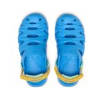 Big Kids' HyperFLT Clog  |  Azure Blue/Daffodil