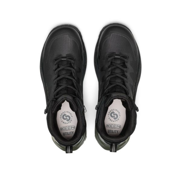Men's Targhee Blur Waterproof Work Boot (Carbon Toe) | Forest Night/Black