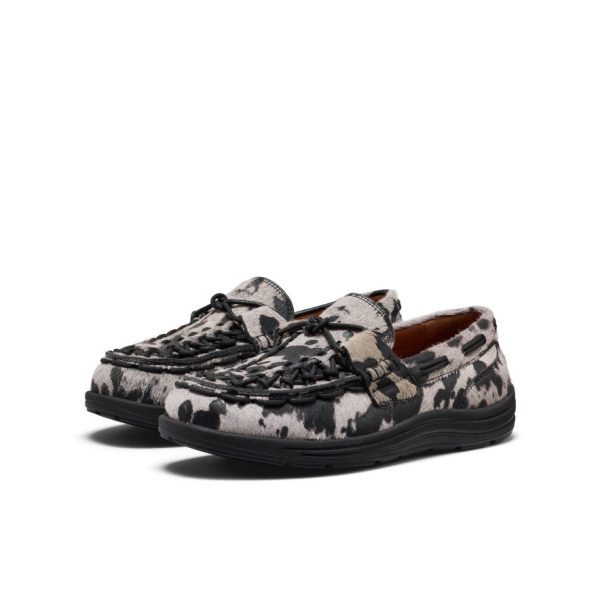Women's UNEEK Loafer | Nocturnal Cow Black
