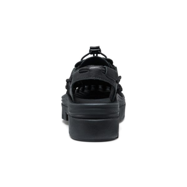 All Gender UNEEK PLT Sneaker | Black Smooth Lea