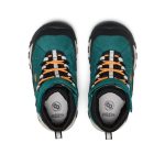 Little Kids' Targhee IV Waterproof Hiking Boot  |  Mediterranea/Flame Orange