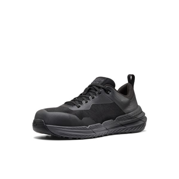 Women's Speedworks ESD Work Sneaker (Carbon Toe) | Black/Black