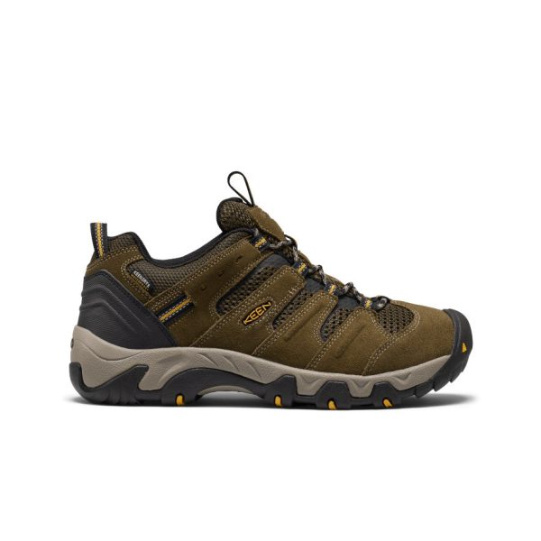 Men's Koven Waterproof Hiking Shoe | Dark Olive/Symphonic Sunset