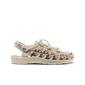 All Gender UNEEK Leather Henrik Vibskov Sneaker  |  Tangerine Cream