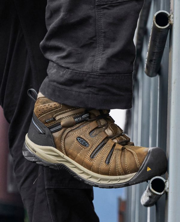 Men's Flint II Waterproof Boot (Steel Toe) | Cascade Brown/Orion Blue