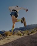 Men's Wander Trail Running Shoe | Fossil Orange/Carrot Curl