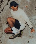 Men's Roam Trail Running Shoe | Naval Academy/Symphonic Sunset