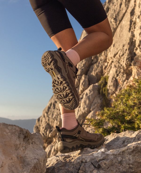 Women's Targhee IV Waterproof Hiking Shoe | Bison/Huckleberry