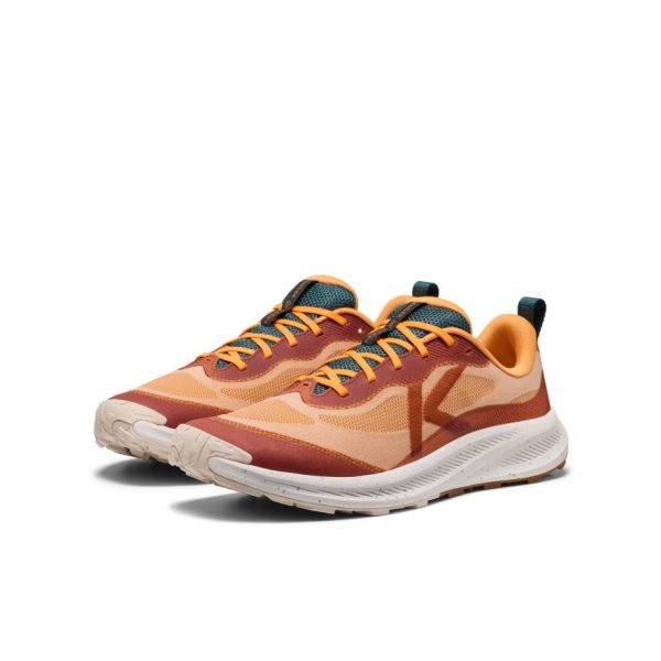 Men's Wander Trail Running Shoe | Fossil Orange/Carrot Curl