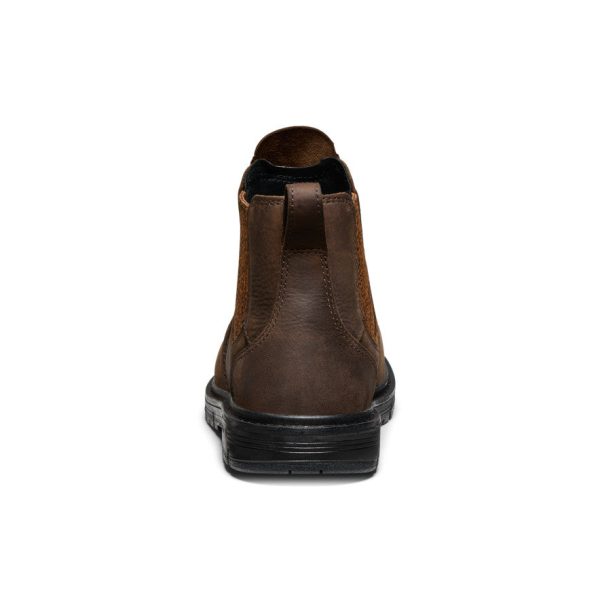 Women's San Jose Chelsea 90° Heel Boot (Aluminum Toe)  |  Cascade Brown/Black